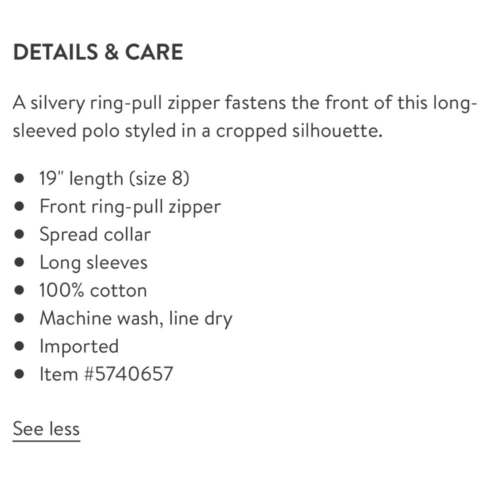 TOPSHOP Ribbed Long-sleeve Polo - Picture 11 of 11